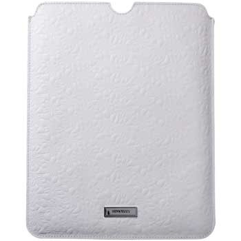 Nina Ricci Leather Pouch for iPad, White