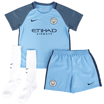 Manchester City Home Kit 2016/17 - Little Boys