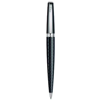 Dior Pen - Black Lacquer Finish with Double Thread Pattern