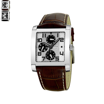 Festina ELEGANCE Gents Multifunction Watch with Leather Strap